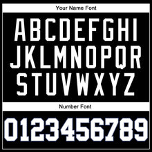 Load image into Gallery viewer, Custom Black White Gray-Navy Authentic Throwback Basketball Jersey