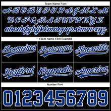 Laden Sie das Bild in den Galerie-Viewer, Custom Black Royal-White Authentic Throwback Basketball Shorts