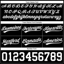 Загрузить изображение в средство просмотра галереи, Custom Black White Authentic Throwback Basketball Shorts