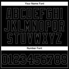 Загрузить изображение в средство просмотра галереи, Custom Black Steel Gray Authentic Baseball Jersey