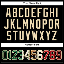 Загрузить изображение в средство просмотра галереи, Custom Black Vintage Mexican Flag-City Cream Authentic Baseball Jersey