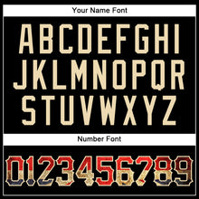 Загрузить изображение в средство просмотра галереи, Custom Black Vintage UK Flag-City Cream Authentic Baseball Jersey