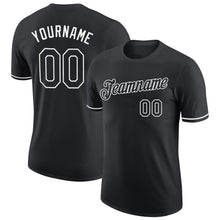 Load image into Gallery viewer, Custom Black White Performance T-Shirt