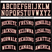 Load image into Gallery viewer, Custom Black Maroon-Cream Authentic Throwback Basketball Jersey