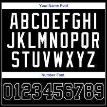 Laden Sie das Bild in den Galerie-Viewer, Custom Black White Authentic Throwback Basketball Jersey