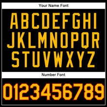 Загрузить изображение в средство просмотра галереи, Custom Black Gold-Red Authentic Throwback Basketball Jersey