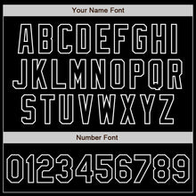 Charger l'image dans la galerie, Custom Black Orange-White Authentic Baseball Jersey