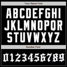 Загрузить изображение в средство просмотра галереи, Custom Black Gray Pinstripe White Authentic Baseball Jersey