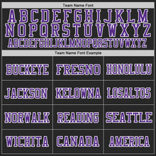 Load image into Gallery viewer, Custom Black Teal-Purple Mesh Authentic Football Jersey