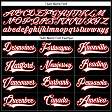 Charger l'image dans la galerie, Custom Black White-Red Hockey Lace Neck Jersey