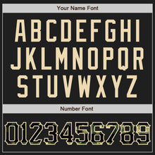 Загрузить изображение в средство просмотра галереи, Custom Black Olive Camo USA Flag-City Cream Authentic Baseball Jersey