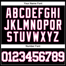 Загрузить изображение в средство просмотра галереи, Custom Black White-Pink Authentic Baseball Jersey