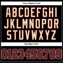 Load image into Gallery viewer, Custom Black Crimson-City Cream Authentic Baseball Jersey