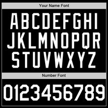 Charger l'image dans la galerie, Custom Black White Authentic Throwback Baseball Jersey