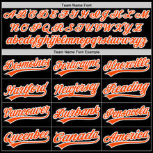 Charger l'image dans la galerie, Custom Black Orange-Gray Authentic Throwback Baseball Jersey