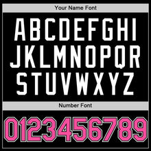 Charger l'image dans la galerie, Custom Black Pink-White Authentic Throwback Baseball Jersey