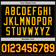 Charger l'image dans la galerie, Custom Black Gold-Red Authentic Throwback Baseball Jersey