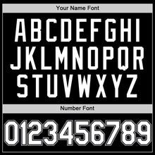 Charger l'image dans la galerie, Custom Black White-Gray Authentic Throwback Baseball Jersey