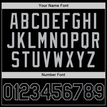 Charger l'image dans la galerie, Custom Black Gray Authentic Throwback Baseball Jersey