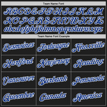 Загрузить изображение в средство просмотра галереи, Custom Black Royal-White Authentic Throwback Basketball Jersey