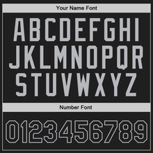 Загрузить изображение в средство просмотра галереи, Custom Black Gray Authentic Throwback Basketball Jersey