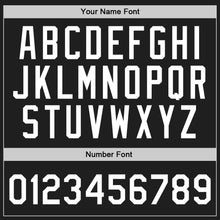 Загрузить изображение в средство просмотра галереи, Custom Black White Authentic Throwback Basketball Jersey