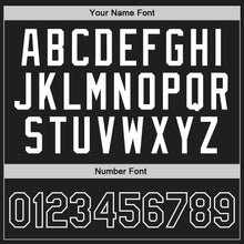 Загрузить изображение в средство просмотра галереи, Custom Black White Authentic Throwback Basketball Jersey