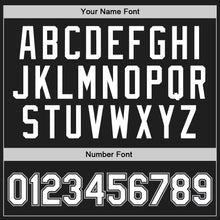 Загрузить изображение в средство просмотра галереи, Custom Black White-Gray Authentic Throwback Basketball Jersey