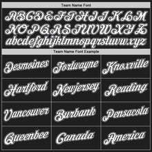 Загрузить изображение в средство просмотра галереи, Custom Black White-Gray Authentic Throwback Basketball Jersey