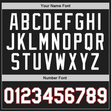 Загрузить изображение в средство просмотра галереи, Custom Black Gray-Red Authentic Throwback Basketball Jersey