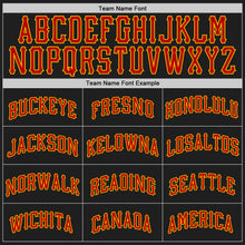 Загрузить изображение в средство просмотра галереи, Custom Black Red-Gold Authentic Baseball Jersey