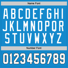 Загрузить изображение в средство просмотра галереи, Custom Blue White-Black Hockey Jersey