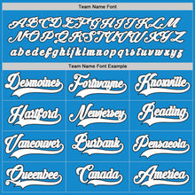 Загрузить изображение в средство просмотра галереи, Custom Blue White-Black Hockey Jersey