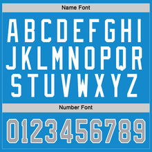 Загрузить изображение в средство просмотра галереи, Custom Blue Gray-Navy Hockey Jersey