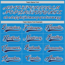 Загрузить изображение в средство просмотра галереи, Custom Blue Gray-Navy Hockey Jersey