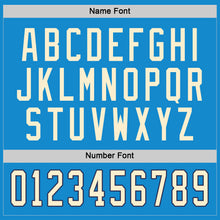 Загрузить изображение в средство просмотра галереи, Custom Blue Cream-Navy Hockey Jersey