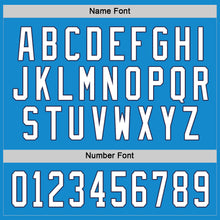 Загрузить изображение в средство просмотра галереи, Custom Blue White-Navy Hockey Jersey