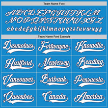 Загрузить изображение в средство просмотра галереи, Custom Blue White-Navy Hockey Jersey