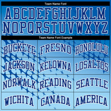 Загрузить изображение в средство просмотра галереи, Custom Blue Royal-Light Blue Round Neck Sublimation Basketball Suit Jersey