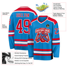 Загрузить изображение в средство просмотра галереи, Custom Blue Red-White Hockey Jersey