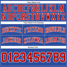 Загрузить изображение в средство просмотра галереи, Custom Blue Red-White Authentic Throwback Basketball Shorts