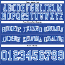 Загрузить изображение в средство просмотра галереи, Custom Blue Light Blue-White Authentic Throwback Basketball Shorts