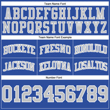 Загрузить изображение в средство просмотра галереи, Custom Blue Gray-White Authentic Throwback Basketball Shorts