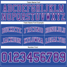 Загрузить изображение в средство просмотра галереи, Custom Blue Purple-White Authentic Throwback Basketball Shorts