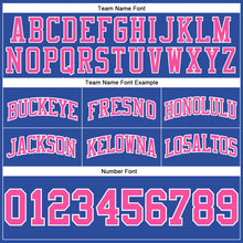 Загрузить изображение в средство просмотра галереи, Custom Blue Pink-White Authentic Throwback Basketball Shorts