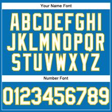 Загрузить изображение в средство просмотра галереи, Custom Blue White-Yellow Performance T-Shirt