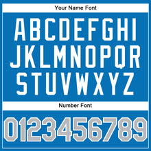 Load image into Gallery viewer, Custom Blue Gray-Navy Performance T-Shirt