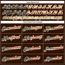 Load image into Gallery viewer, Custom Brown Vintage USA Flag-City Cream Performance T-Shirt