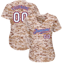 Загрузить изображение в средство просмотра галереи, Custom Camo White-Royal Authentic Salute To Service Baseball Jersey