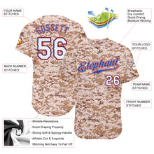 Загрузить изображение в средство просмотра галереи, Custom Camo White-Royal Authentic Salute To Service Baseball Jersey